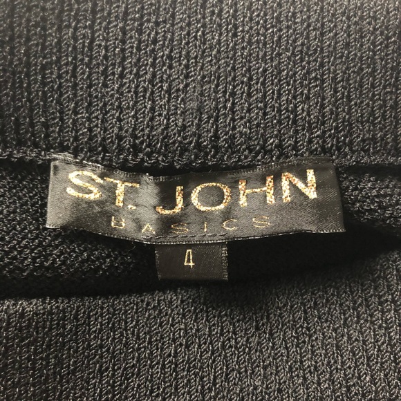 St. John Basics Black Skirt - Picture 4 of 6
